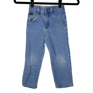 Vintage‎ Riders Denim Jeans Kids Size 5 Light Blue Wash 90s High Waisted